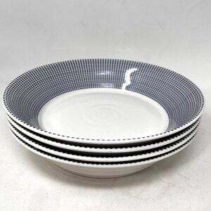 [2pc] Royal Doulton "Pacific" DOTS Porcelain Pasta Bowl 9" WWRD